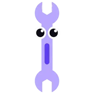 Forge, AI Builder, a wrench character