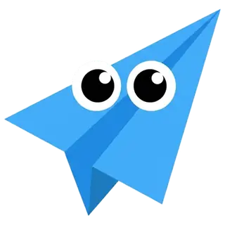 Jet, AI Follow-Up, a paper airplane character